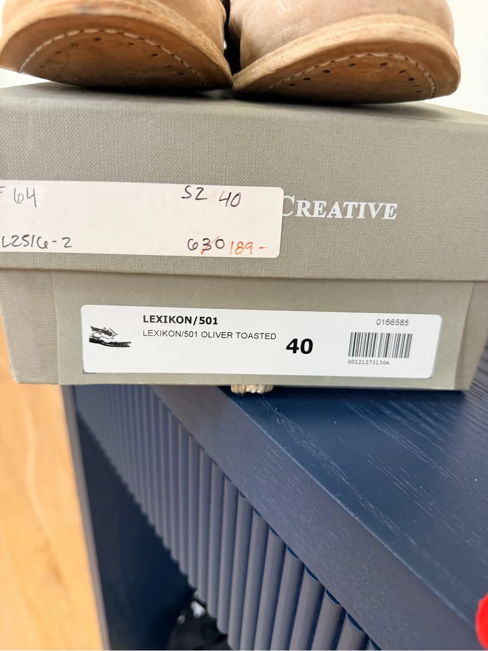 New in box officine creative lexicon/501 sz 40 Oliver toasted $630